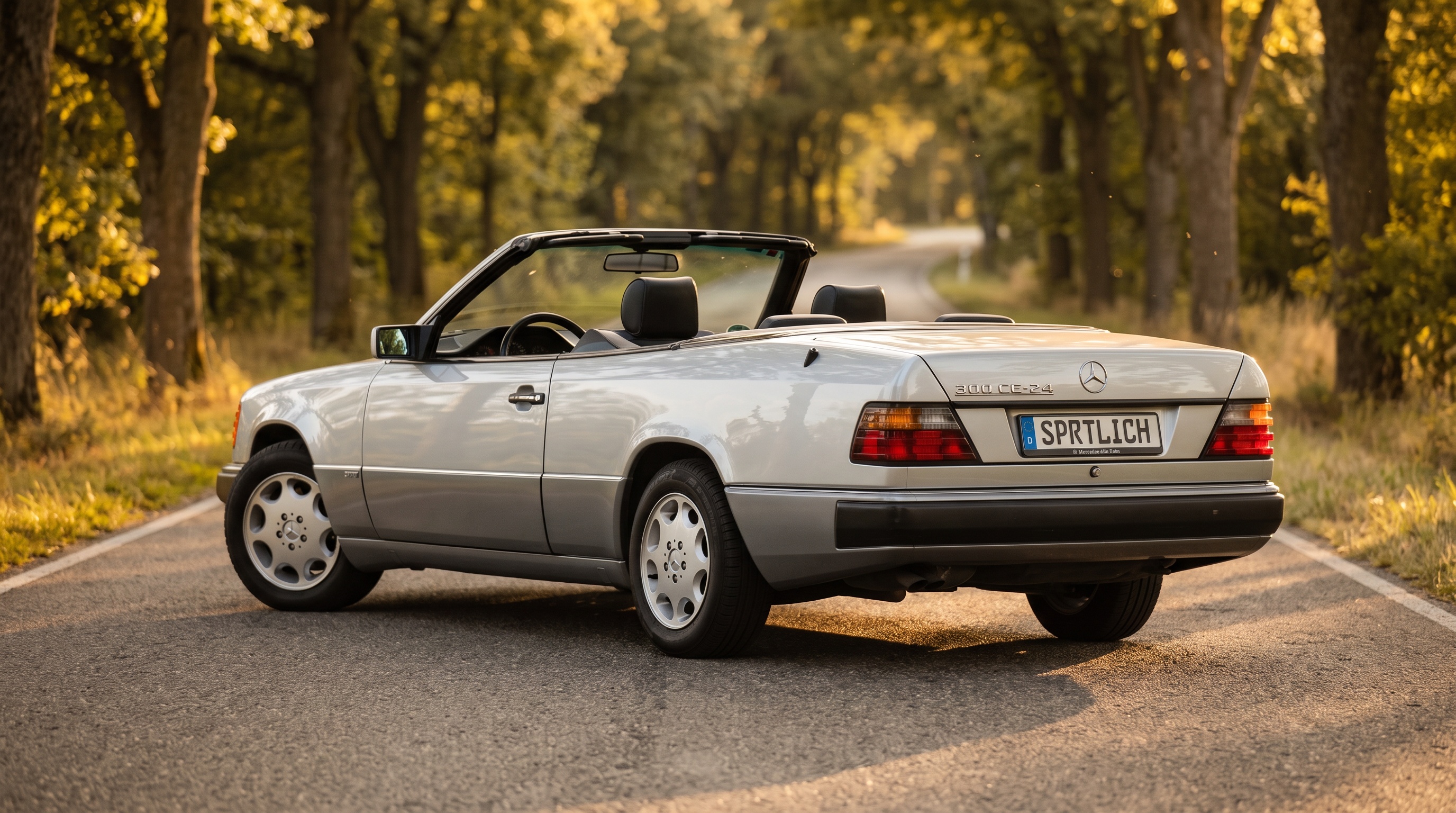 A124 rear three-quarter view