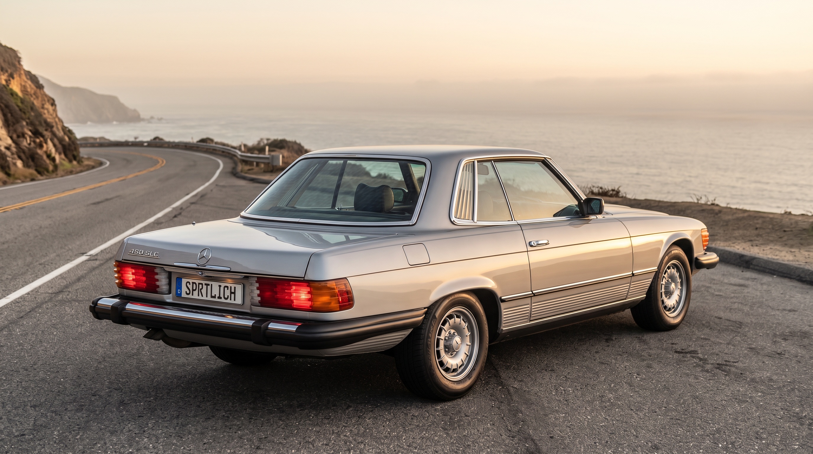 C107 rear three-quarter view