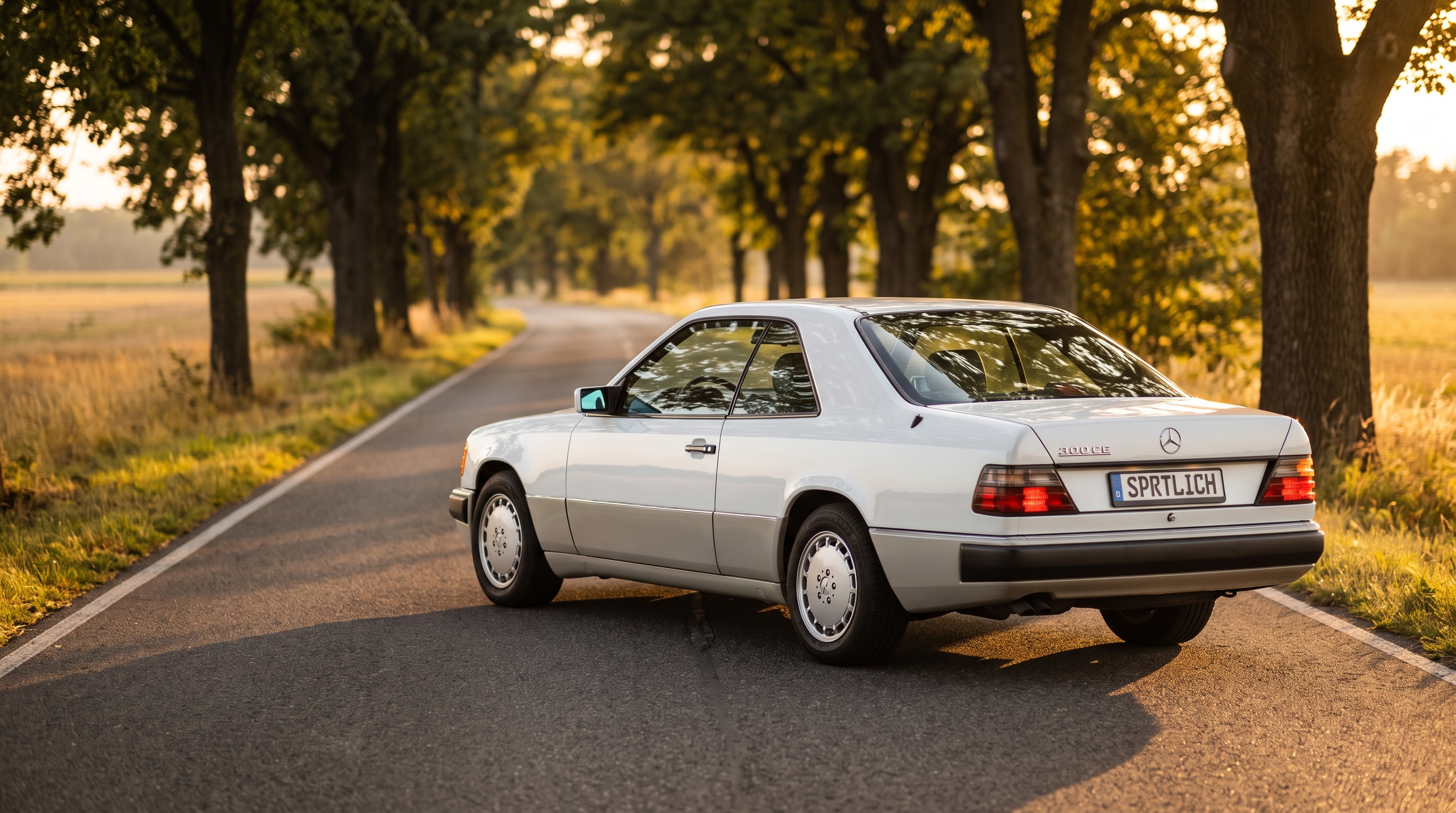 C124 rear three-quarter view
