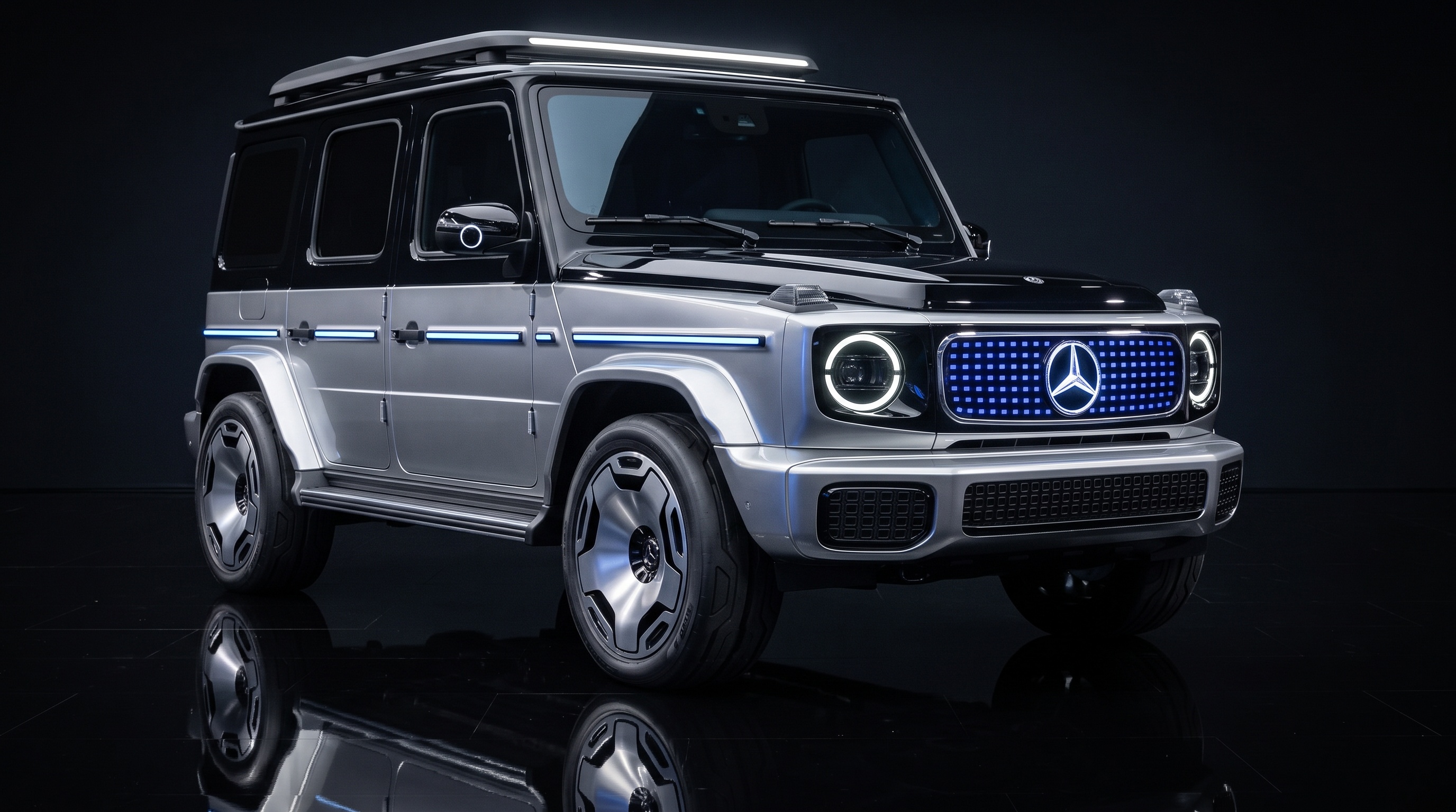 Concept EQG — Electric G-Class concept with four motors