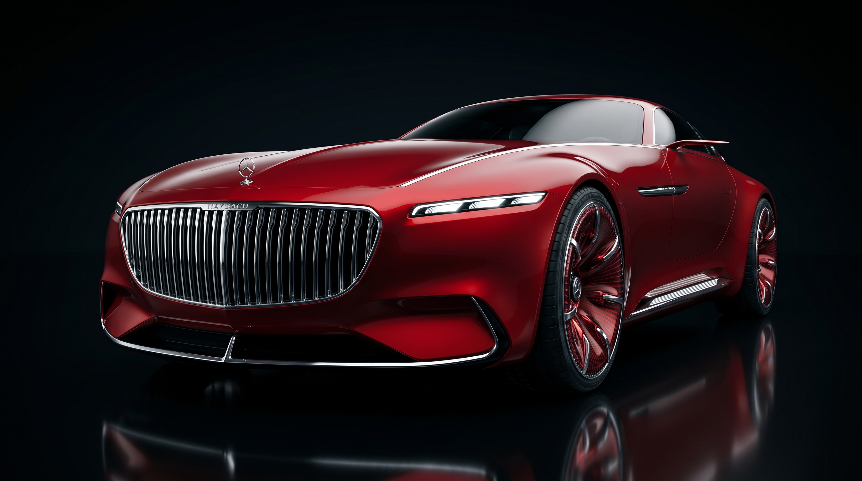 Vision Mercedes-Maybach 6 — Nearly six-meter electric aero coupe