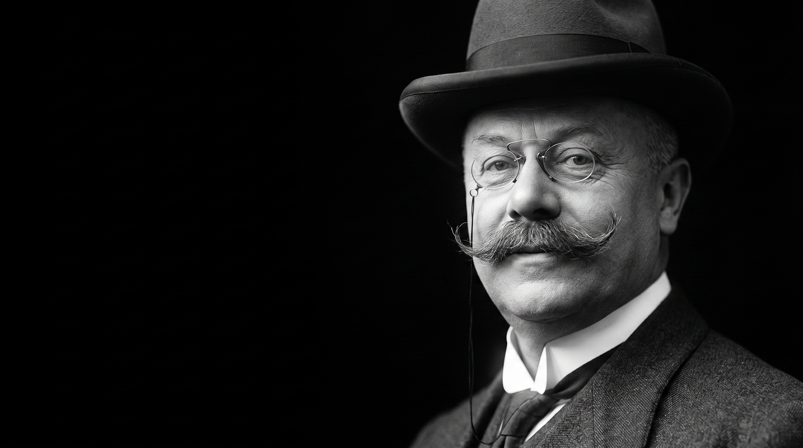 Emil Jellinek — biography-cover portrait against black