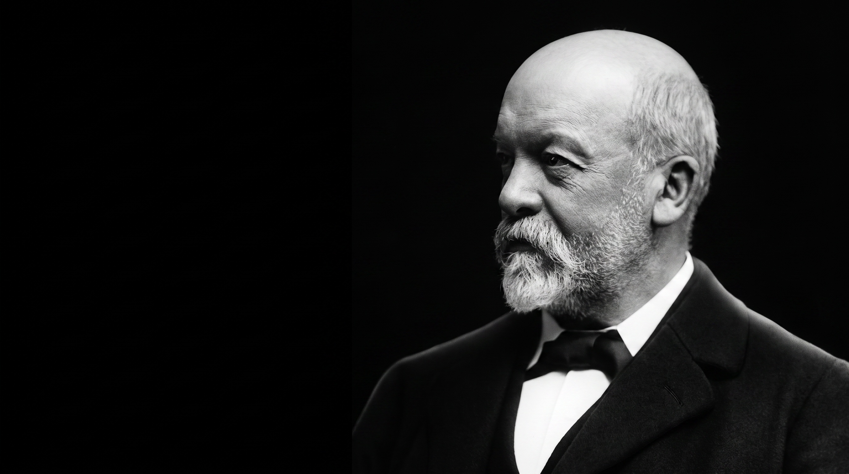 Gottlieb Daimler — biography-cover portrait against black