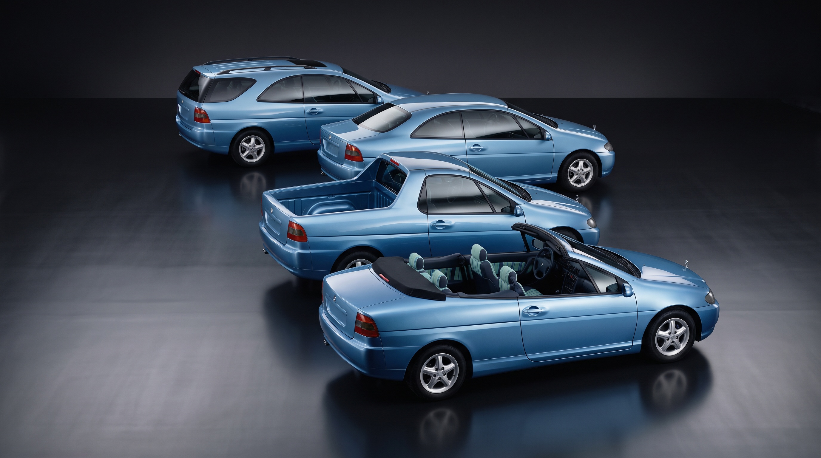 Vario Research Car — Four body styles on one chassis, swapped in 15 minutes