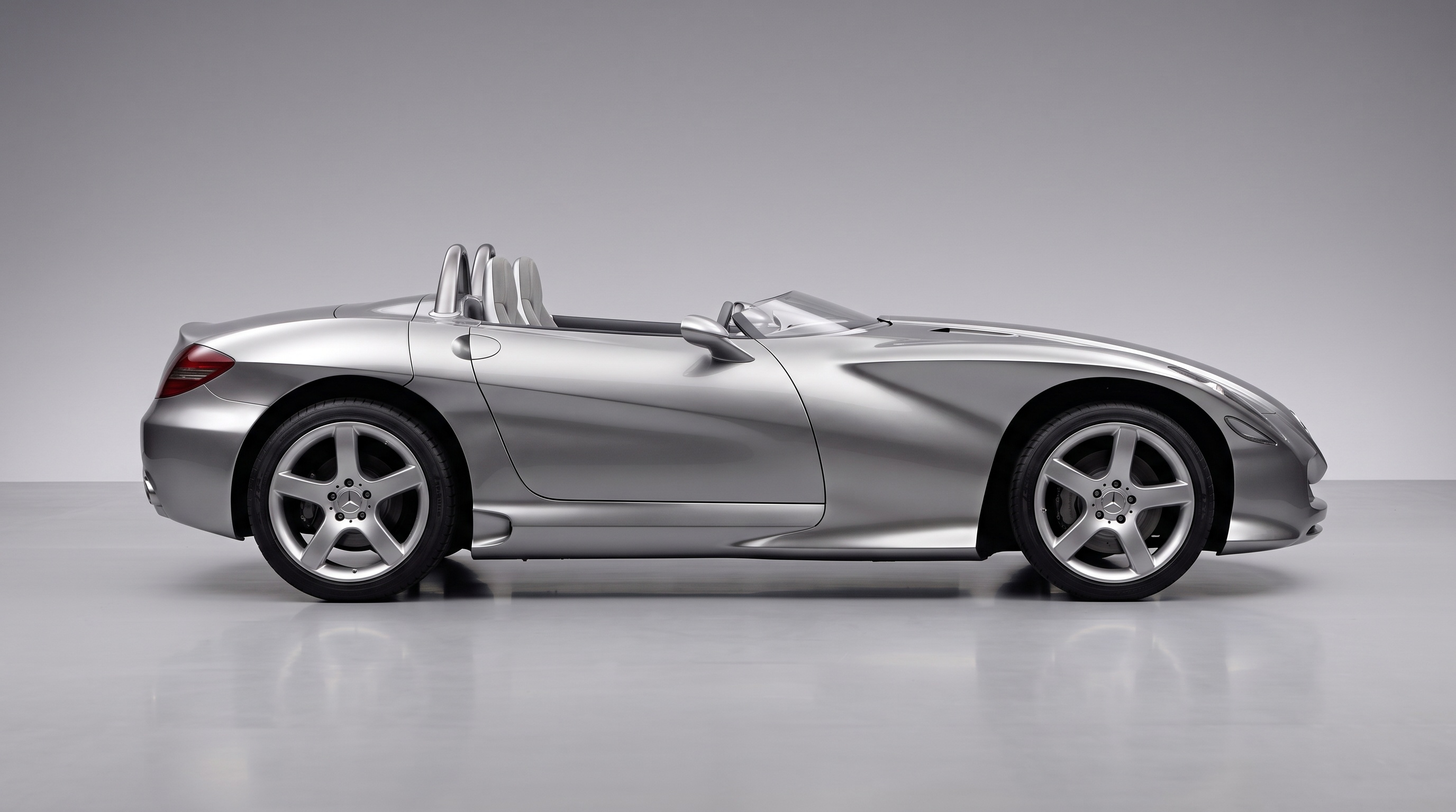 Side profile of the Vision SLA open roadster