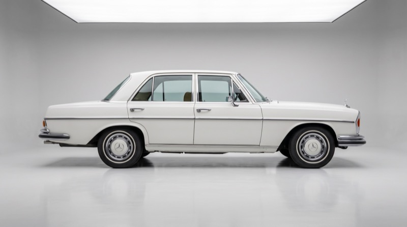 The sixties S-Class studio side profile