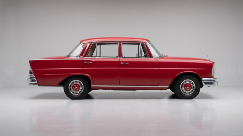 W111 studio side profile
