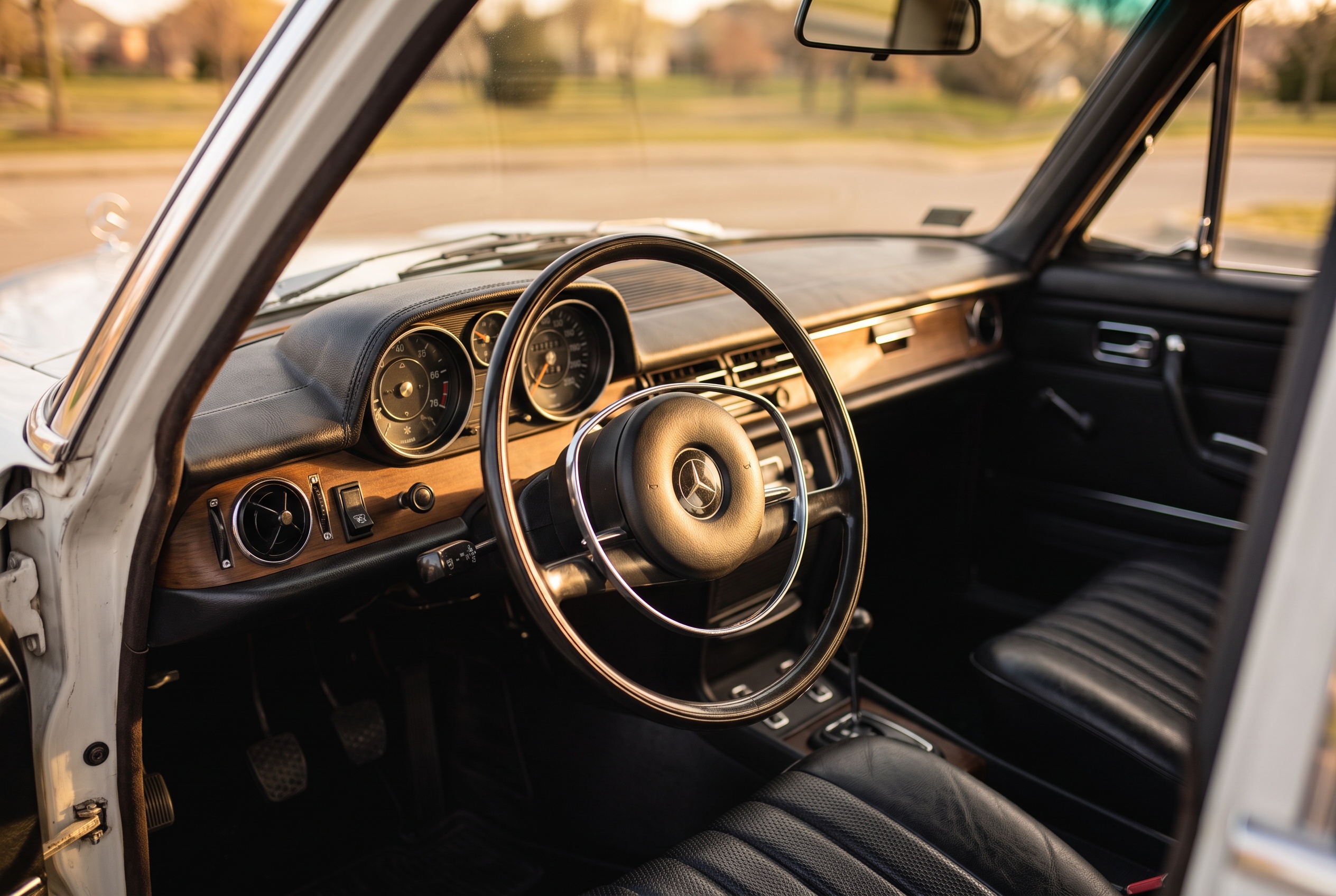 W114 interior