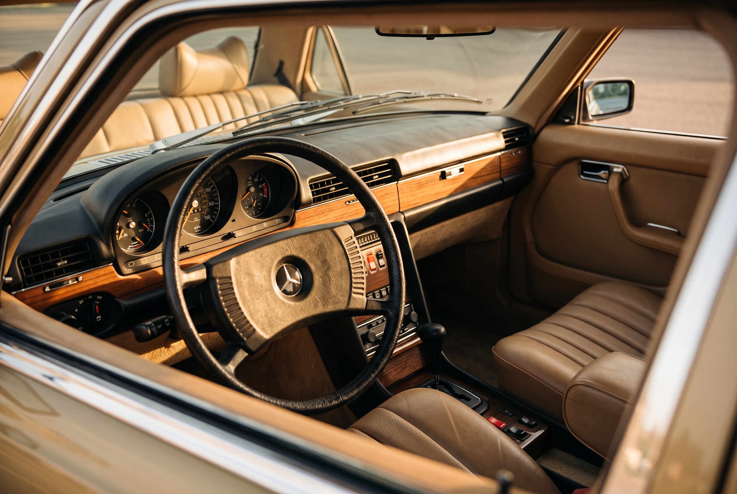 W116 interior