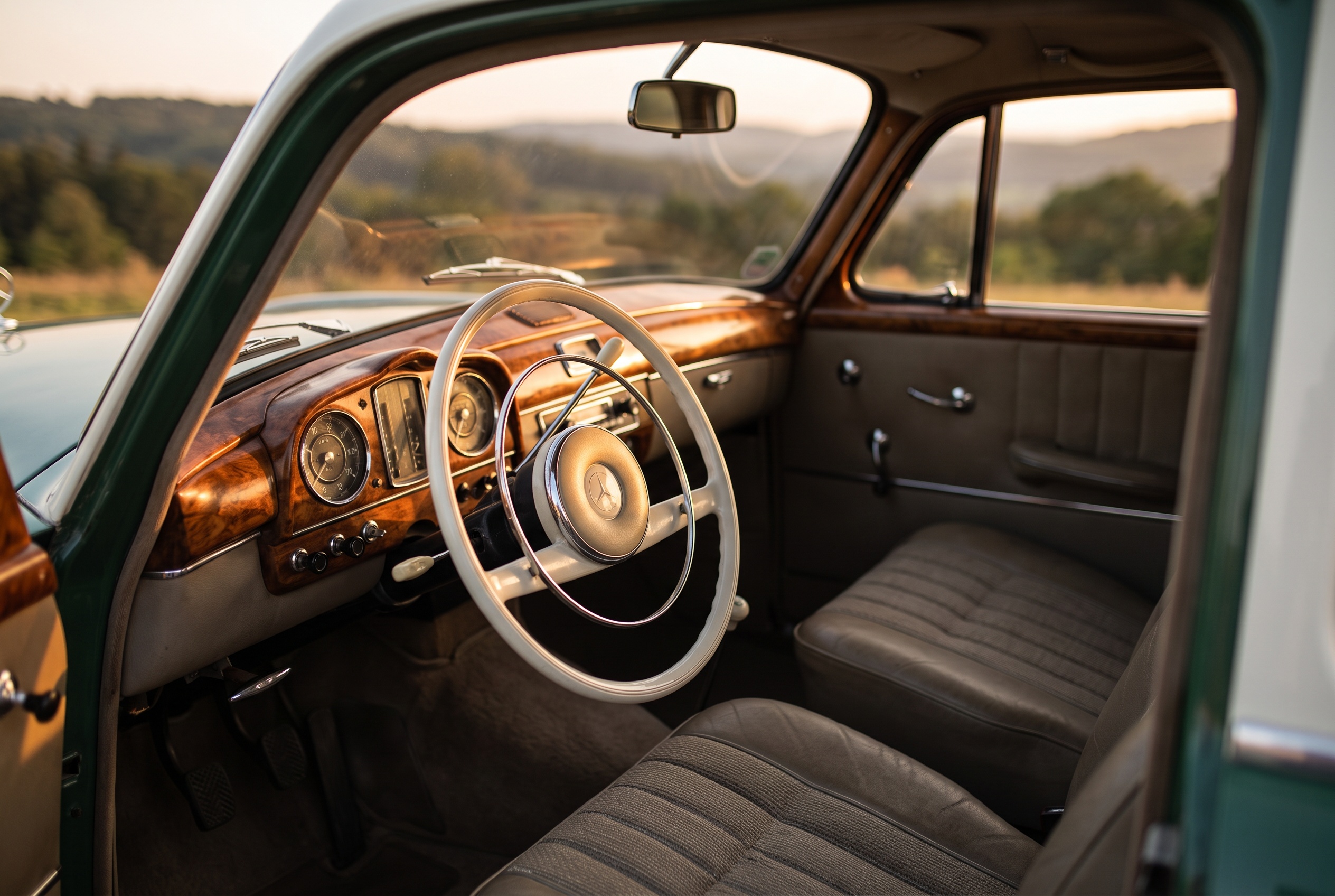 W121 interior