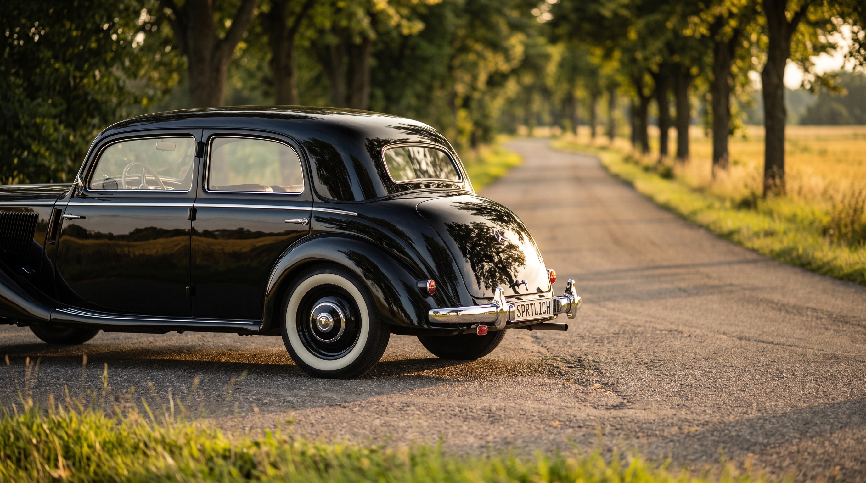 W139 rear three-quarter view