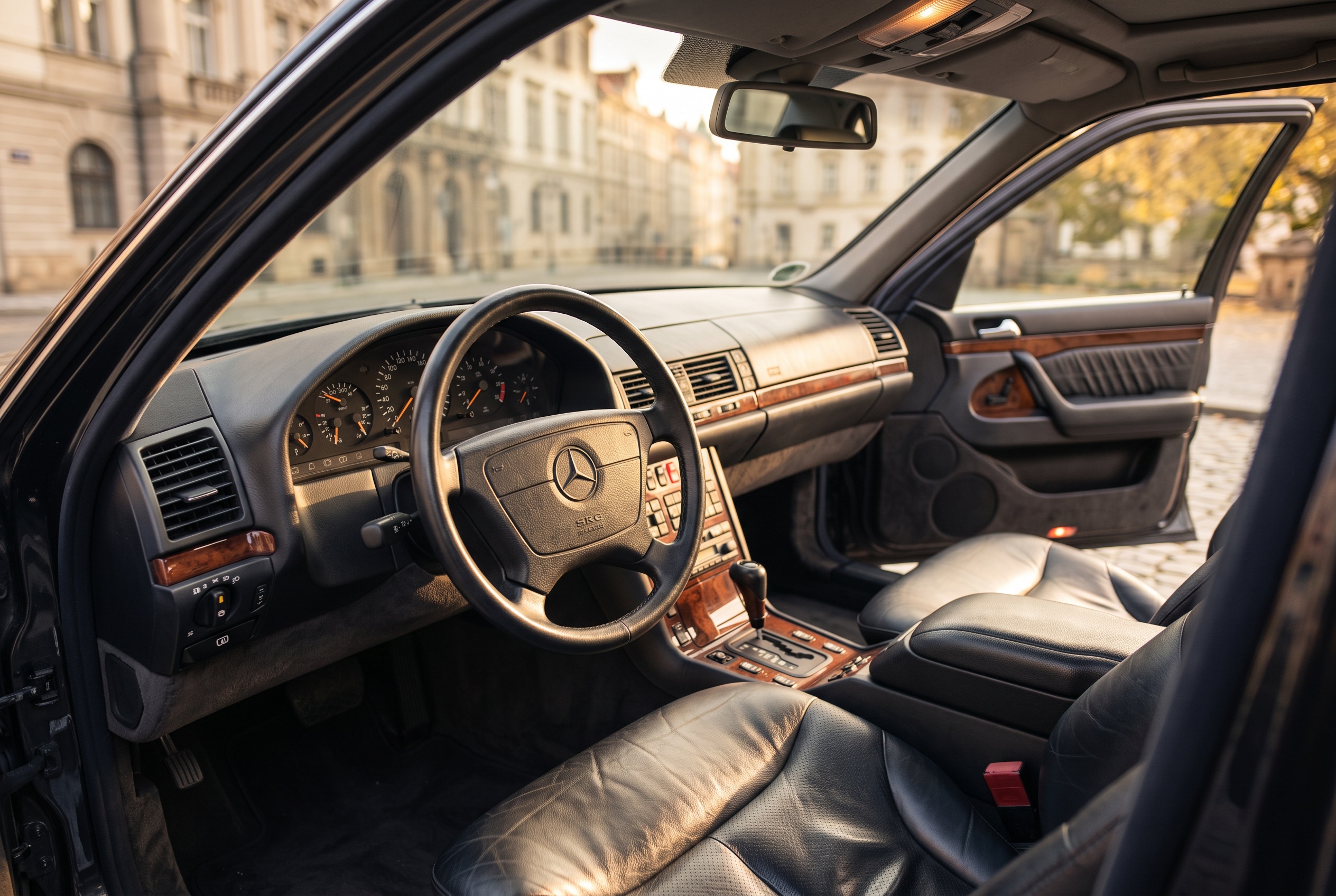 W140 interior