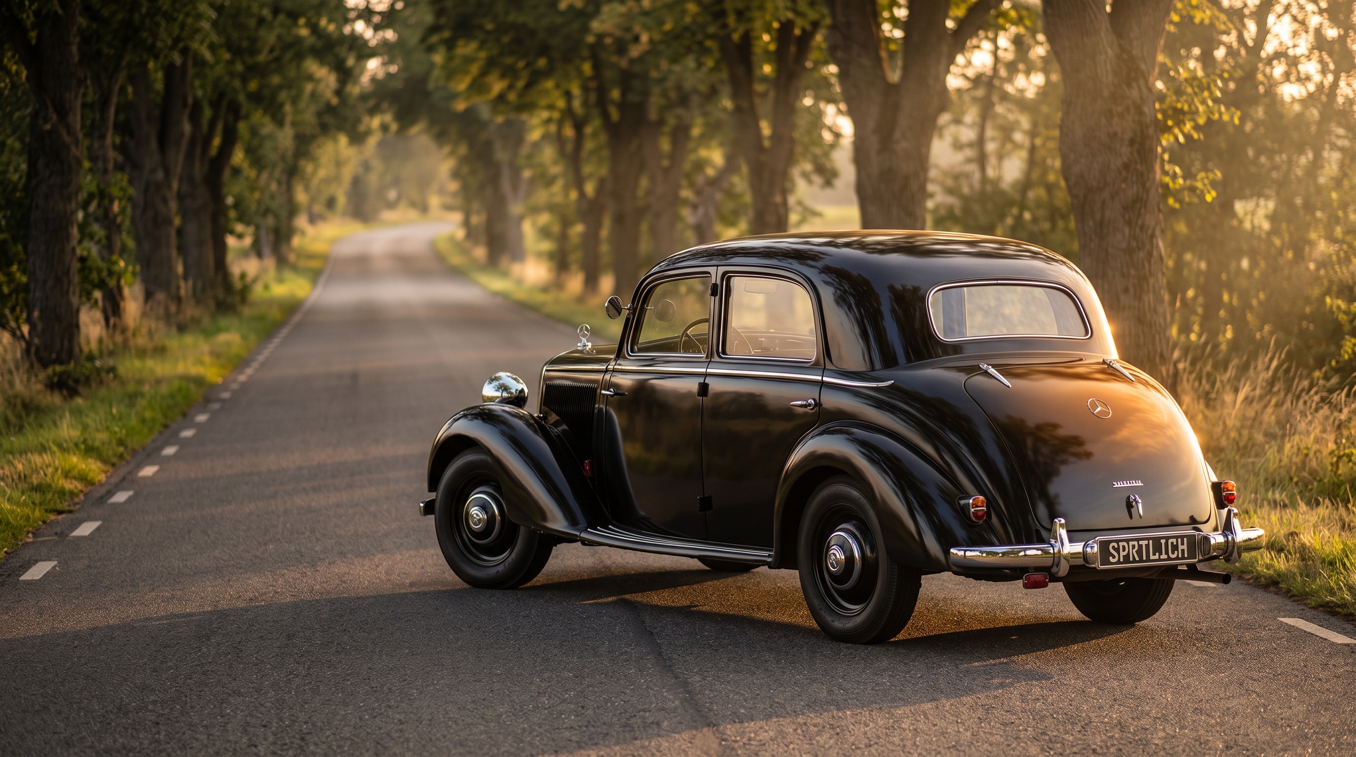 W153 rear three-quarter view
