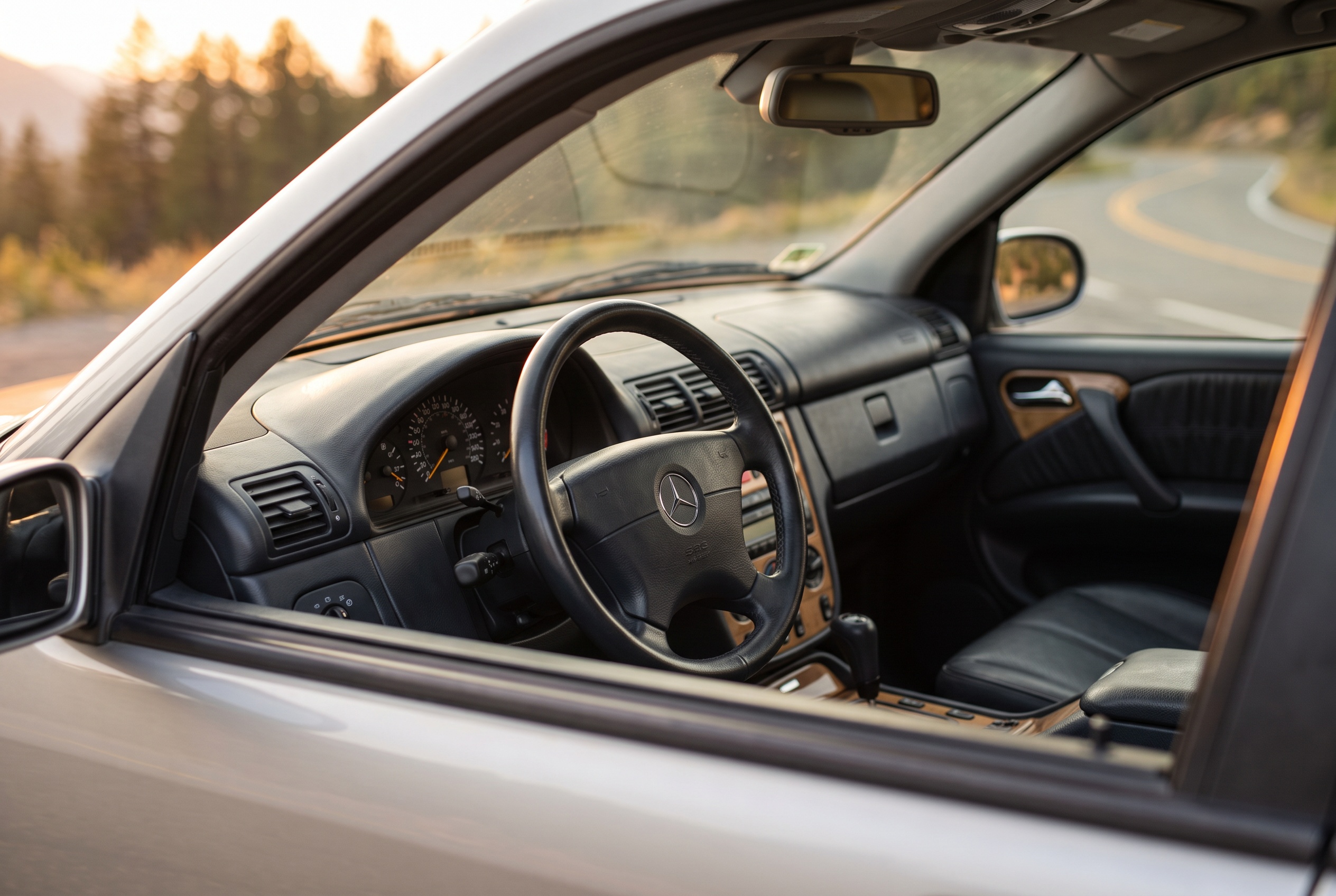 W163 interior