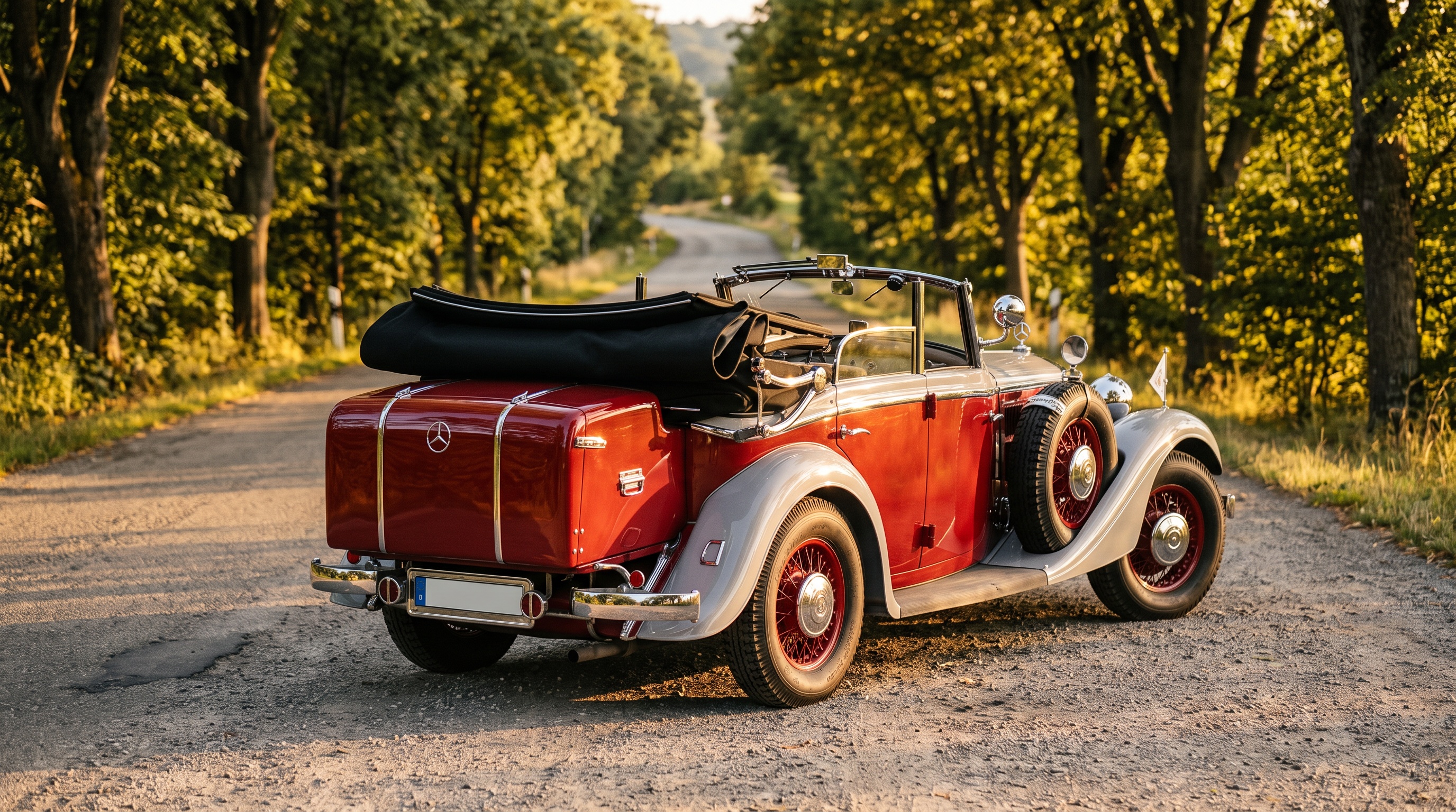 W18 rear three-quarter view