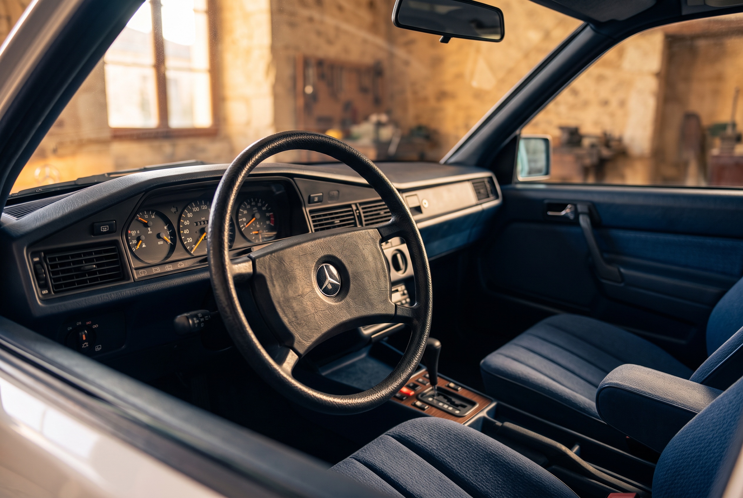 W201 interior