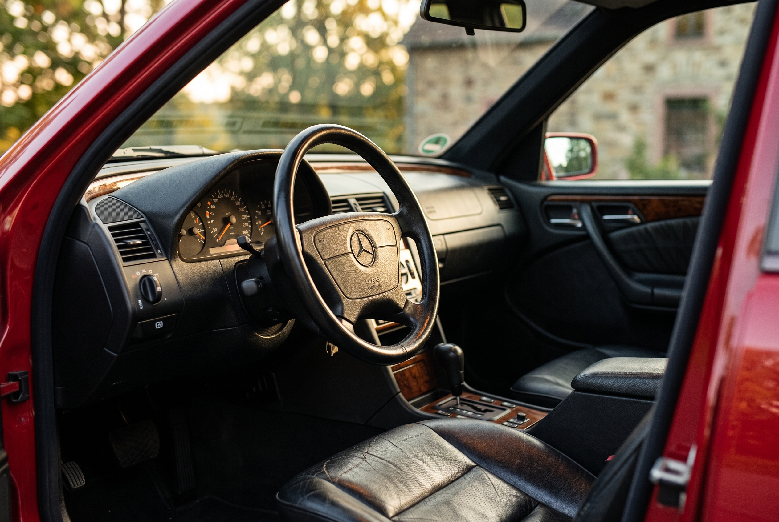 W202 interior