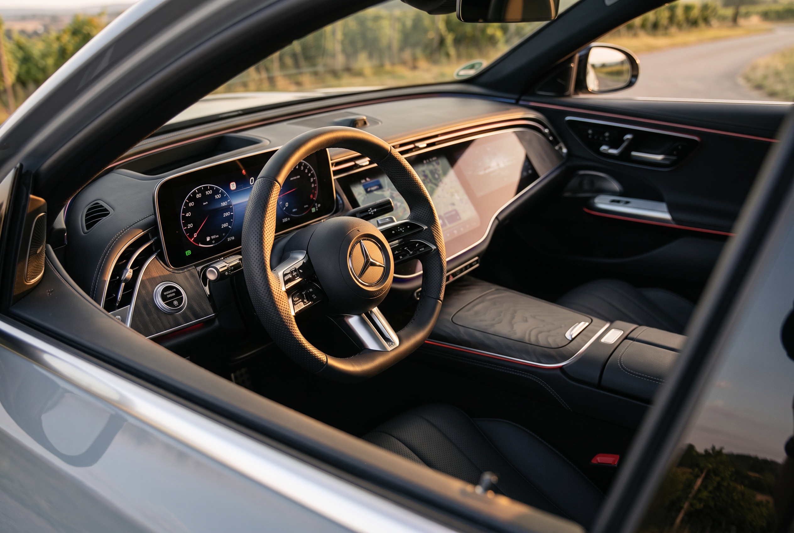 W214 interior
