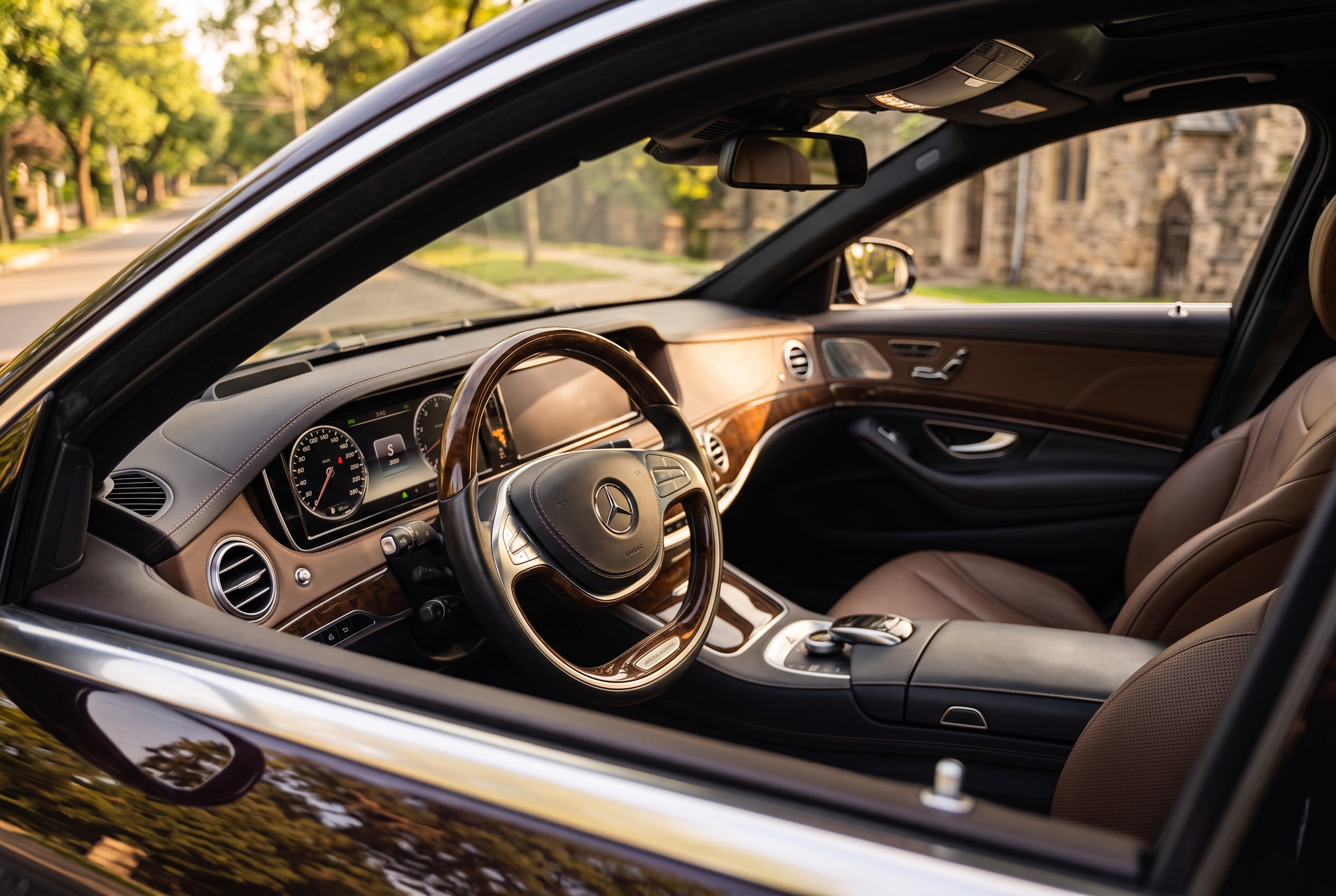 W222 interior