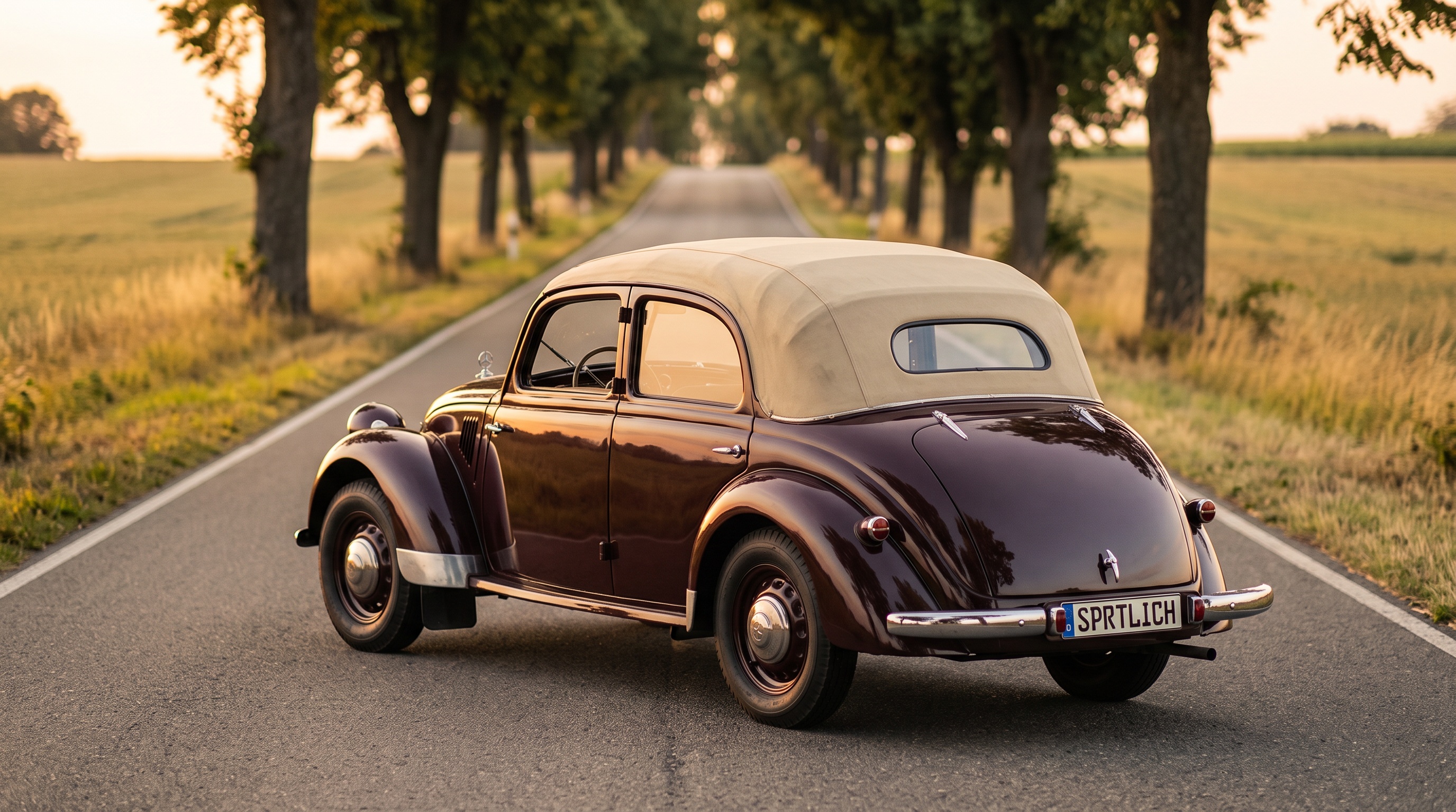 W28 rear three-quarter view