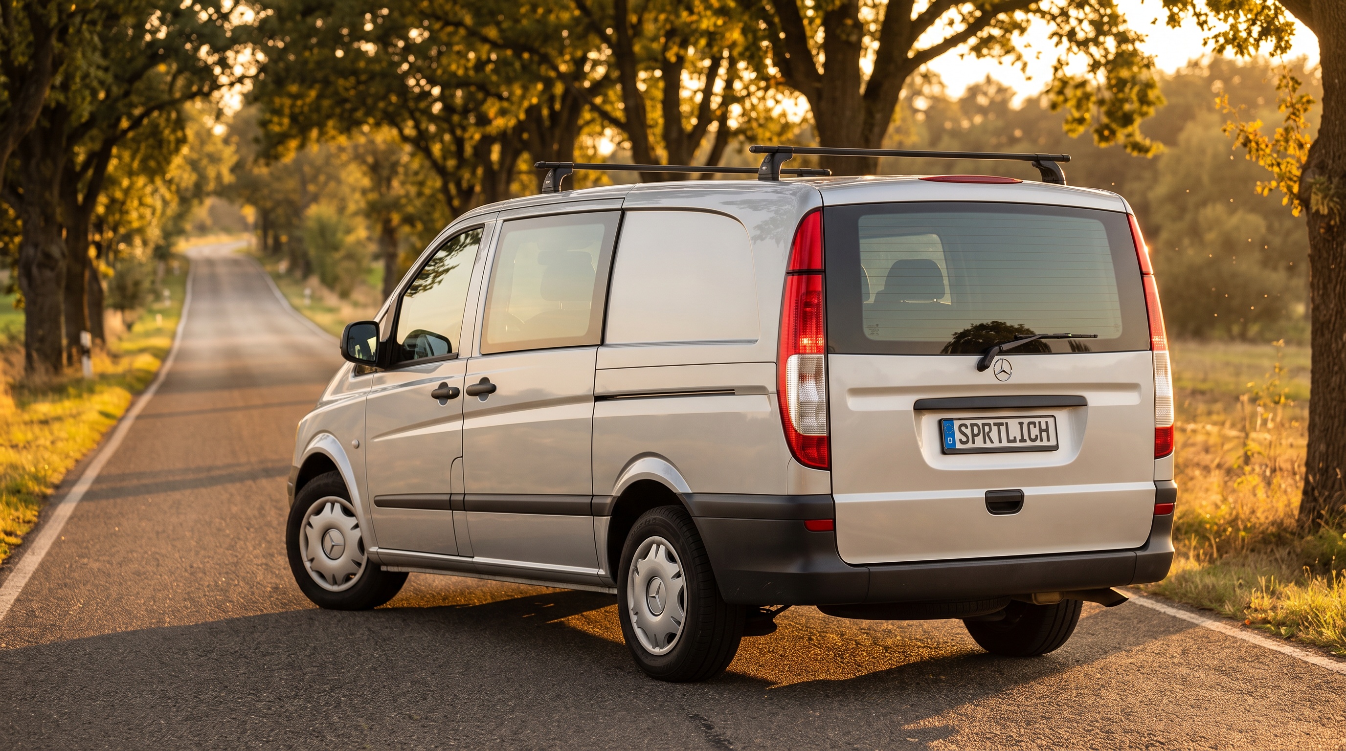 W447 rear three-quarter view